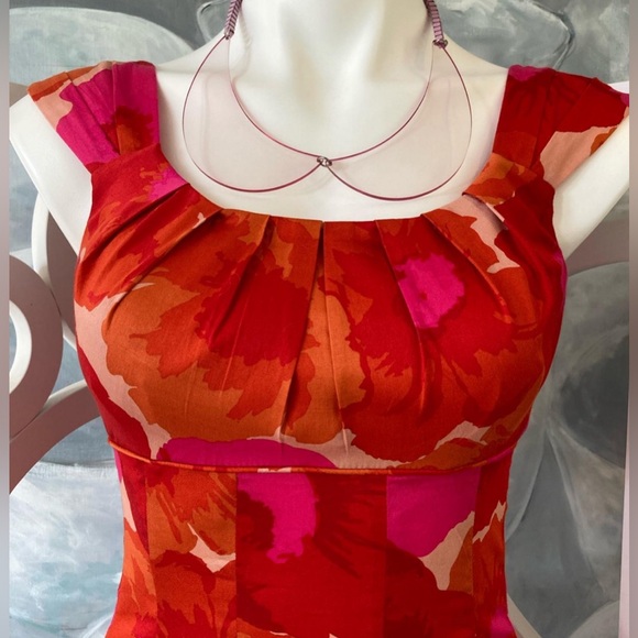 Maggy London Sleeveless A-line Dress ZB4 - Picture 4 of 8